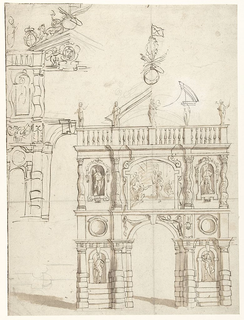 Progetto per un arco d'onore per l'arciduca Leopold Willem 2